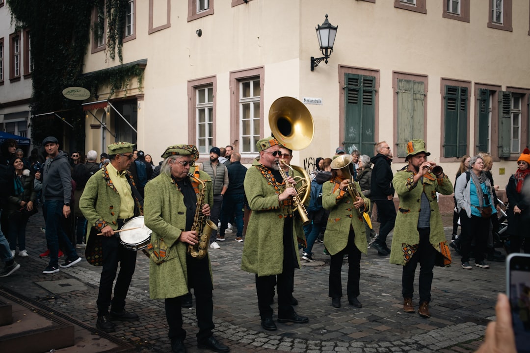 Blaskapelle beim Fest